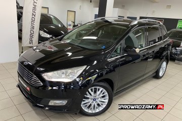 Ford C-MAX 2.0 150KM Titanium, 7osób, ASO, TUV, pół skóra, SYNC, BLIS