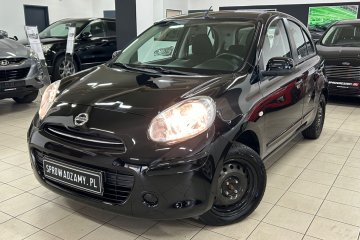 Micra 1.2, niski przebieg, klimatyzacja, nawigacja, czujniki parkowani